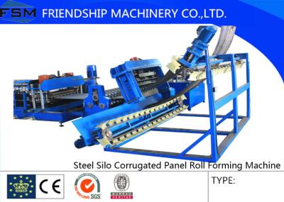 China Steel Silo Corrugated Panel Roll Forming Machine For Grain Product for sale