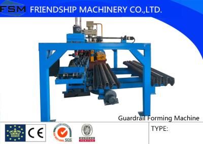 China 4mm Thickness Guardrail Forming Machine 45kw Main Motor Power for sale