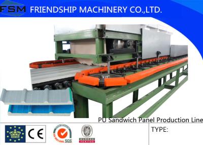 China High Speed Discontinuous Production Line Of PU Sandwich Panels for sale