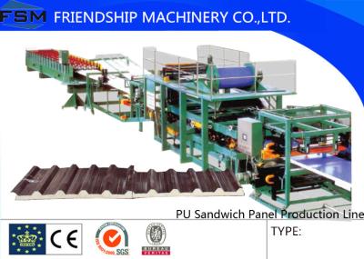 China Discontinuous PU Sandwich Panel Production Line double-layer laminator for sale