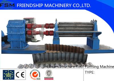 China 0.5mm—6mm,7.5KW Steel Tile Corrugated Sheet Roll Forming Machine For Exhibition Center for sale