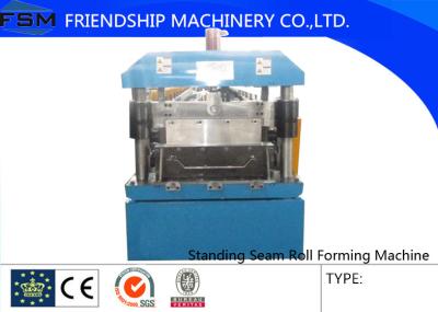 China 235mpa 15m/Min Standing Seam Roll Forming Machine With Hydraulic Station for sale