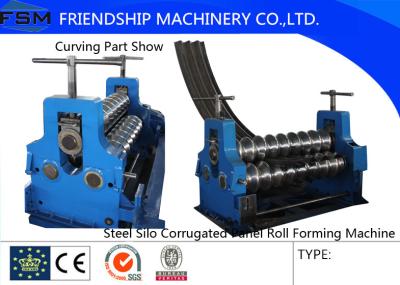 China Corrugated Sheet Rotary Bender Corrugated Roll Forming Machine Thinckness 2mm - 4mm for sale