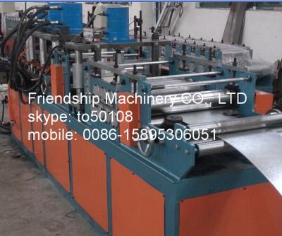 China 11Kw GI 2MM Thickness VCD (fire resisting damper) Frame Roll Forming Machinery For Making Fire Damper Frame 292mm for sale