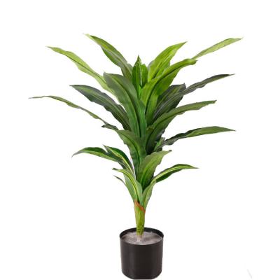 China 1 Meter Realistic Artificial Trees Artificial Brazilian Iron Tree Potted for Hotel Restaurant for sale