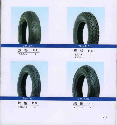China Motorcycle Motorbike 3.00-12 Tires for sale