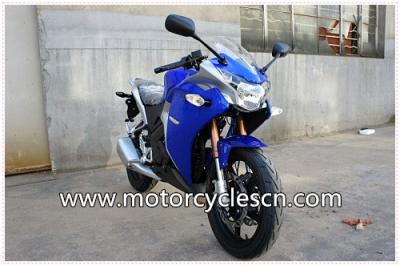 China Water-cooled Blue Two Wheel Drag Racing Motorcycles Honda CBR250 Sports Car for sale