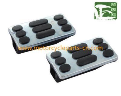 China GN125 Footrest Suzuki Motorcycle Parts / Rubber motorcycle pedal , Black à venda