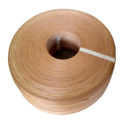 China Custom Natural Wood Furniture PVC Edging Strip Veneer Strip and UV Dark Edging Veneer Rolls for sale