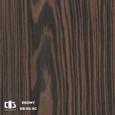 China Modern Loyal Wood Ebony Wood Veneer Timber Olive Veneer Wall Panel Engineered Veneer for sale