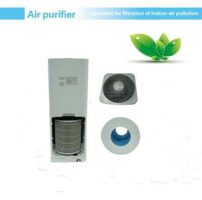 China 3 Filters 6 Stage 65m2 500m3/H Cadr Rating Air Purifier for sale