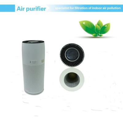 China ABS DC 32w 12H 320m3/H Home Ionizer Air Purifier for sale