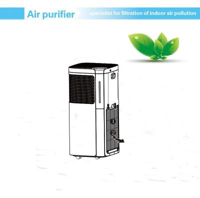China PM2.5 100w 900m3/H 5S Portable Hepa Air Purifier for sale