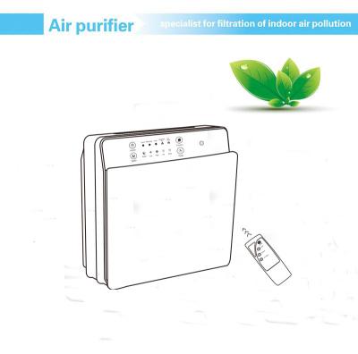 China Wall Mounted 254nm 8.6w Hepa Filter Air Purifier for sale