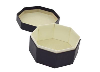 China Offset Printing Octagon Gift Box , Luxury Paper Box Reusable Customized Size for sale
