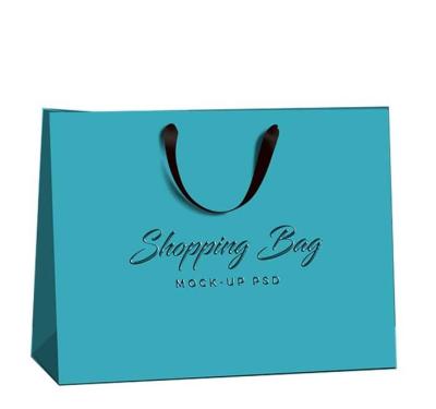 China Bright Color Custom Printed Paper Bags With Foil Stamping / Embossing Finishing for sale