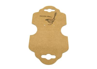 China Folded Personalized Hang Tags , Custom Printed Swing Tags For Earring for sale
