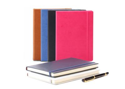 China Classic A5 PU Leather Notebook , Thick Journal Notebook For Corporate Gifts for sale