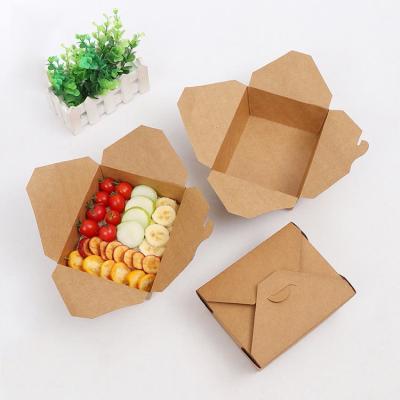 China Folding Takeaway Food Boxes Environmental Protection Various Size Available for sale