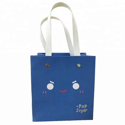 China Delicate Small Foldable Paper Bags , Cardboard Gift Bags Eco Friendly for sale