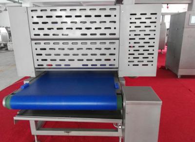 China Heatable Cutter Dough Laminator Machine with 4500 Kg/Hr Capacity for Flatbread Dough Processing for sale