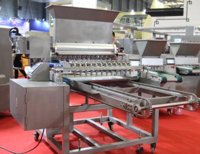 Κίνα 12 καταθέτης μπισκότων ακροφυσίων για Cupcake, βιομηχανικές μηχανές καταθετών αρτοποιείων προς πώληση