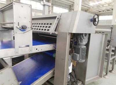 Cina linea della laminazione della pasta sfoglia dello strato della pasta di larghezza di 800 millimetri con il sistema di raffreddamento automatico 2 in vendita