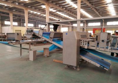 China ZKS 1200-1500kg / Hr Capacity Puff Pastry Dough Machine Turnkey Solution With Proffer And Tunnel Oven for sale