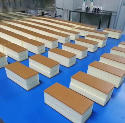 China Aeração completa do bolo chiffon de Autonatic para a produção industrial do bolo com Grouter e forno de túnel à venda