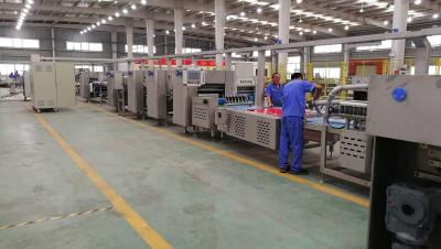China Pizza automática industrial do laminador da massa do PLC de Siemens que faz a máquina com estratificação à venda