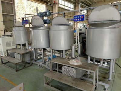 China 4 Mixing Container Cake Production Line  Motor With  3.5m×2.5m×2.2m Dimension for sale