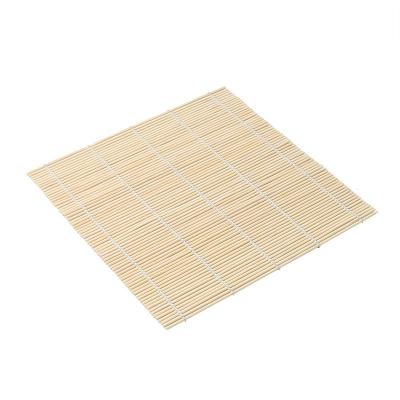 China White Bamboo Sushi Roll Mat for Rice sushi making 24x24cm for sale