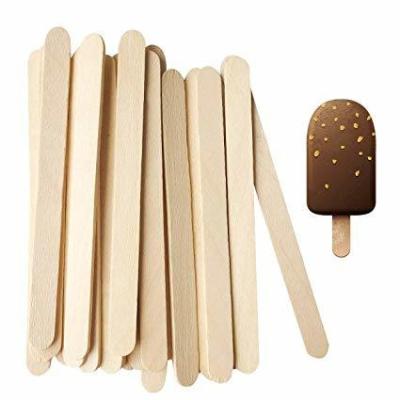 China FDA Approved Disposable Wooden Ice Cream Stick Colourful Ice Cream Sticks for sale