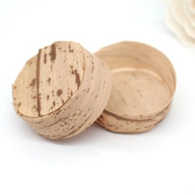 China Envase de comida disponible de las tazas del postre de la hoja de bambú del ODM 2.75inch en venta