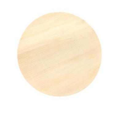 China Wooden Bio Disposable Plates Recyclable Party Plates For Camping 165x15mm for sale
