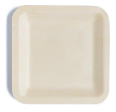 China 7inch Disposable Wooden Plates Compostable Plates Bulk For Parties Weddings Camping for sale