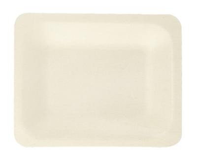 China Biodegradable Rectangular Disposable Wooden Plates tableware 200×125×20mm for sale