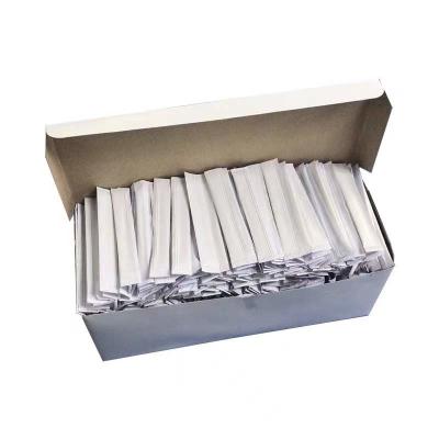 China OEM 1000 Pcs Thin Bamboo Bulk Toothpicks Individually Paper Wrapped Of White Box for sale