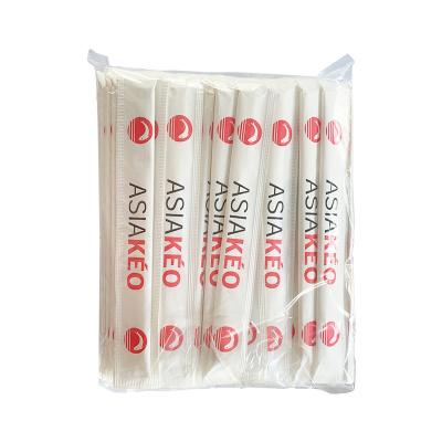 China OEM Full Paper Wrapped Wooden Disposable Chopsticks Bulk pack 203mm for sale