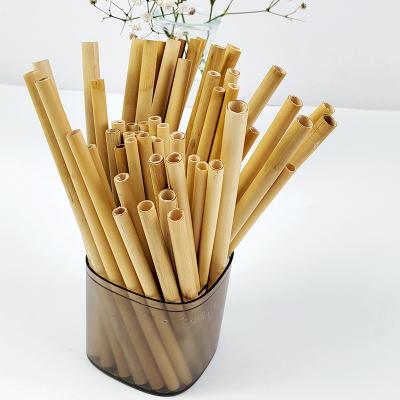 China 14cm Reed Compostable Drinking Straws Plant Based Biodegradable Straws for sale