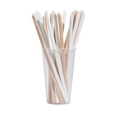 China ODM smoothie Kraft Paper Boba Straws For Party Supplies Bridal 6mm 23cm for sale