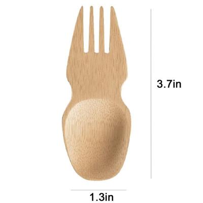 China 90 Mm Mizi Size Reusable Biodegradable Bamboo Fork For Food Eating Utensils  For Restaurants Hotels for sale