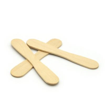 China Bulk Ice Cream Paddle Spoon Wooden Ice Cream Taster Spoons 3inch 1000pcs for sale