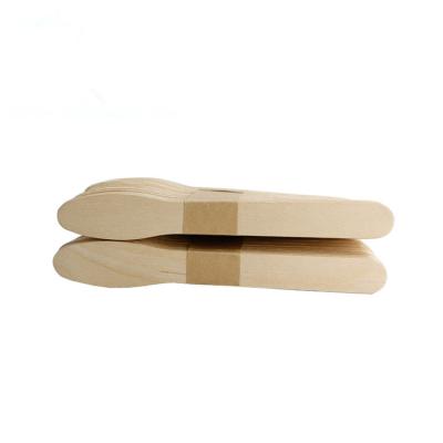 China FSC Custom Long Birch Wooden Ice Cream Spoon 125mm For Cake for sale