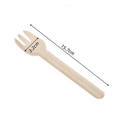 China 100Pcs Eco Disposable Bagasse Cutlery Natural Biodegradable Forks Bulk for sale