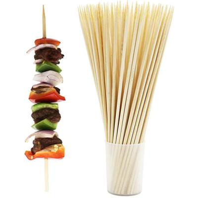 China FDA Approved 4Inch Bamboo BBQ Skewers Stick In Bulk -100pcs for sale