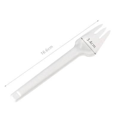 China 6.5'' Compostable Cutlery Sugarcane Bagasse Eco Friendly Disposable Forks 1000 Count for sale