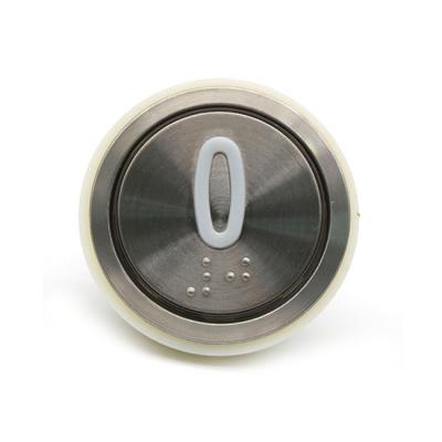 China Landing Hall Panel School Elevator Push Buttons With Braille 3 Million Times Life for sale