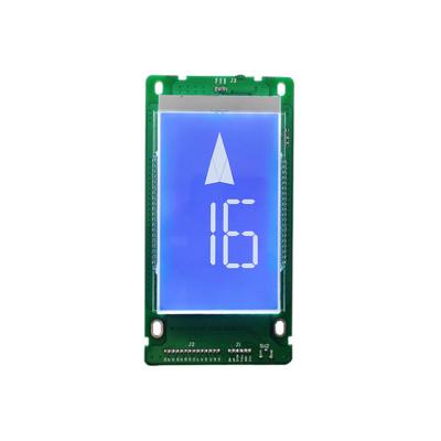 China Vertical Square 7 Segment LCD Display Lift Floor Indicator Matrix Code Binary Board for sale