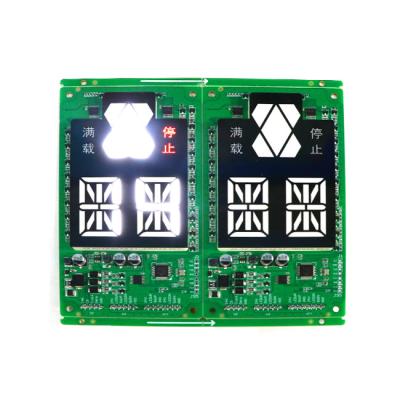 China LOP Elevator Segment LCD Display Board Lift Indicator TFT Lift Spare Parts for sale